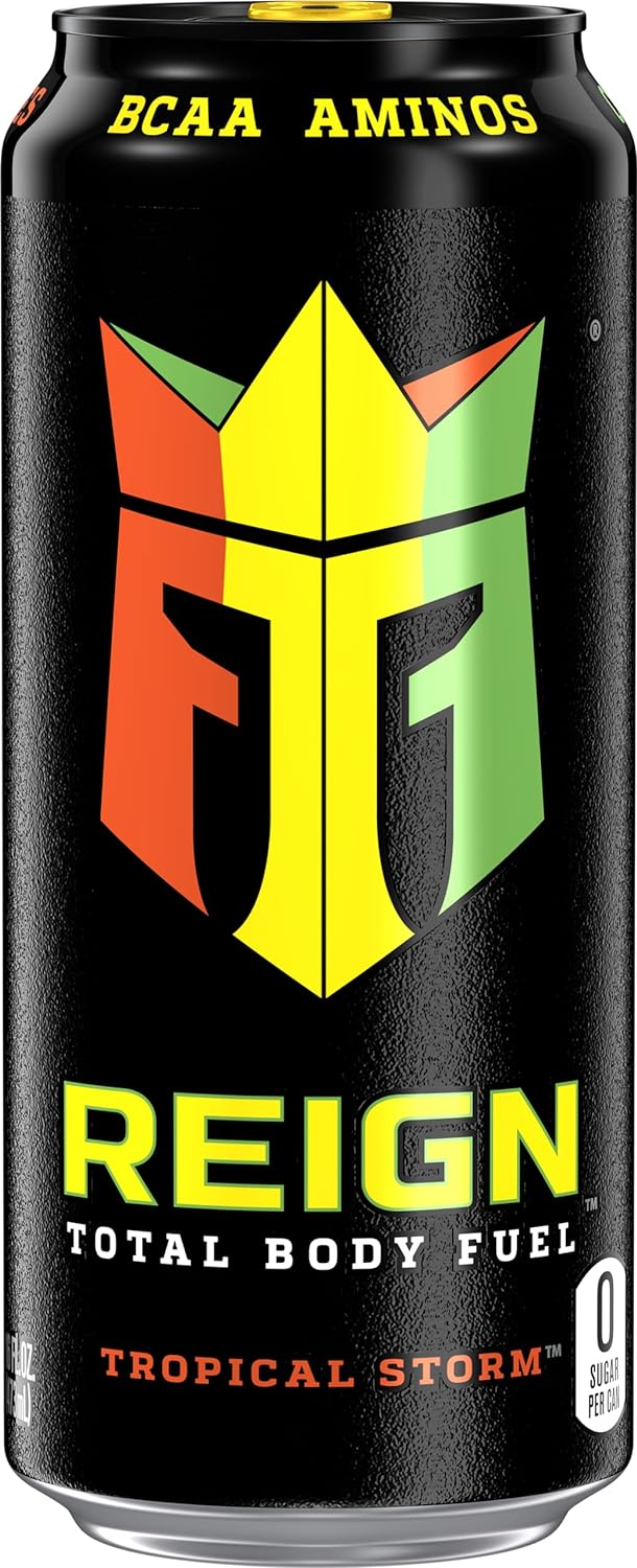 Reign Total Body Fuel, White Gummy Bear, Fitness & Performance Drink, 16 Fl Oz (Pack of 12) - Image 2